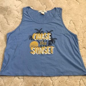 Women’s “chase the sunset” tank top